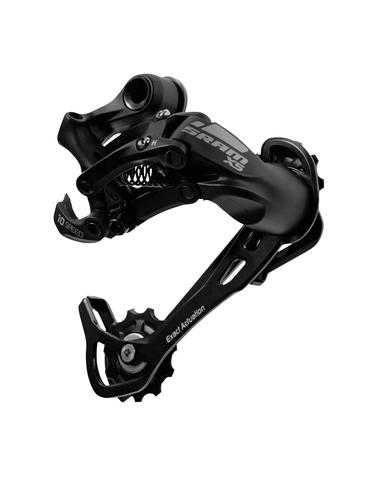 Перемикач задній Sram X5 10 швидкостей середній важіль чорний