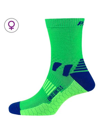 Шкарпетки жіночі P.A.C. BK 5.1 Bike Extreme Women неоновий зелений 38-41