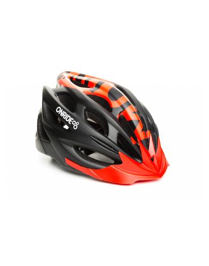 Шолом ONRIDE Mount матовий чорний/червоний M (55-58 см)