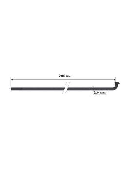 Спиця Mach1 Inox Plus 2x288 сріблястий