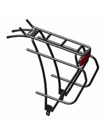Багажник VK SW-CM001 CroMoly 26˝ V-brake посилений для вантажу 40 кг чорний