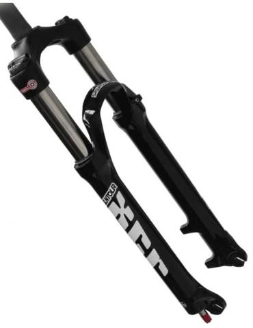 Вилка Suntour XCR RL 100мм 26˝/28,6/A-H манетка LockOut чорний