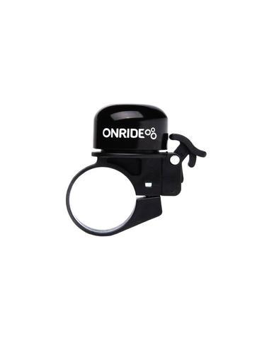 Дзвоник ONRIDE Din хомут 31.8 мм чорний