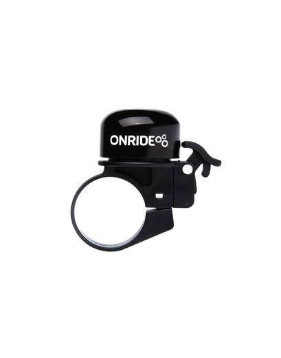 Дзвоник ONRIDE Din хомут 31.8 мм чорний