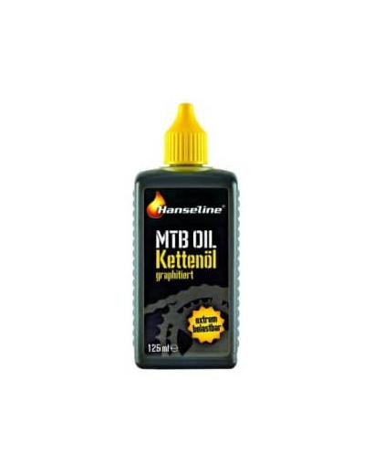 Мастило для ланцюга Hanseline MTB-Oil Kettenoel графітне 125мл