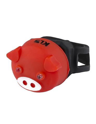 Мигалка задня KLS PIGGY червоний
