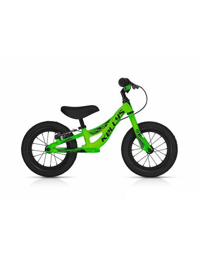 Біговел Kellys KITE 12 RACE NEON з гальмами зелений
