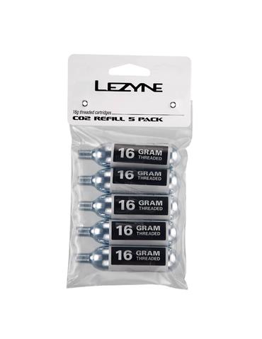 Картриджі для насоса Lezyne CO2 (5x16 грамів)