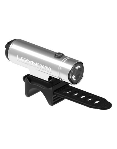 Світло переднє Lezyne CLASSIC DRIVE 700XL USB сріблястий