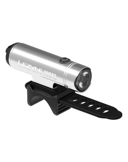 Світло переднє Lezyne CLASSIC DRIVE 700XL USB сріблястий