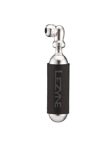Насос-дозатор картриджний Lezyne TWIN SPEED DRIVE CO2 16G сріблястий