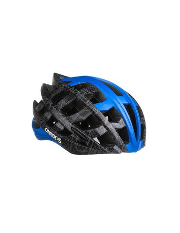 Шолом ONRIDE Cat матовий чорний/синій L (57-62 см)