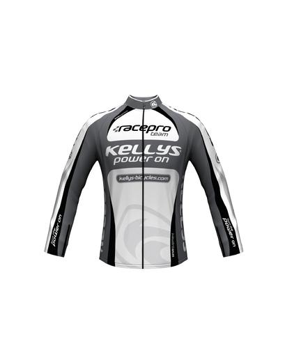 Веломайка Kellys Pro Team довгий рукав сірий S