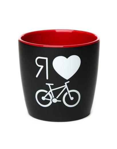 Чашка ONRIDE I Love My Bike деколь чорний/червоний