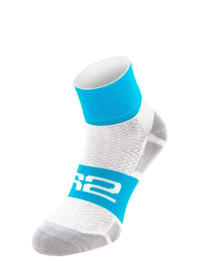 Шкарпетки R2 Style білий/блакитний/сірий S (35-38)