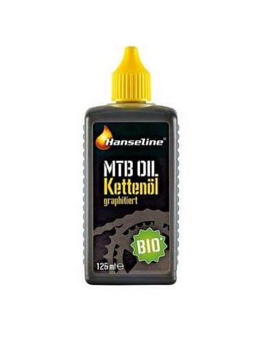 Мастило для ланцюга Hanseline BIO-MTB-Oil Kettenoel графітне 125мл