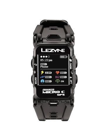 Годинник-велокомп'ютер Lezyne MICRO C GPS WATCH COLOR чорний