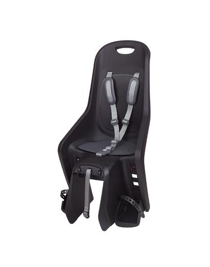 Дитяче крісло на велосипед POLISPORT Bubbly Maxi CFS Чорний / Сірий заднє