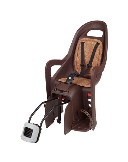 Дитяче крісло на велосипед POLISPORT Groovy RS Темно коричневий заднє