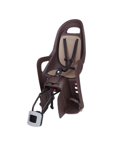 Дитяче крісло на велосипед POLISPORT Groovy RS Темно коричневий/Коричневий заднє