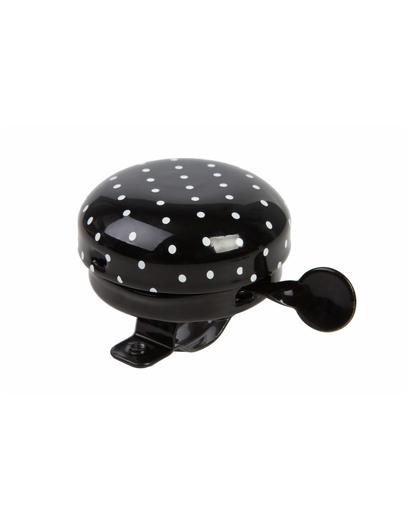 Дзвінок велосипедний VLT чорний у цятку 58mm