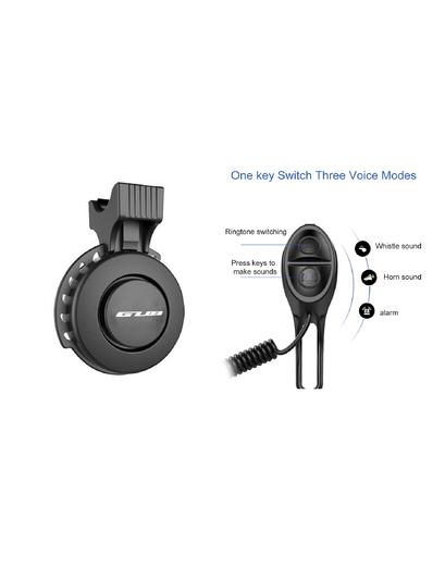 Дзвоник GUB електронний, потужність 120 Дб USB чорний BC-BB3330