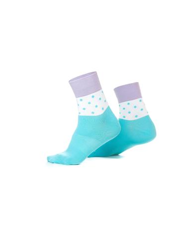 Шкарпетки Monton блакитний/білий/сірий Free Size