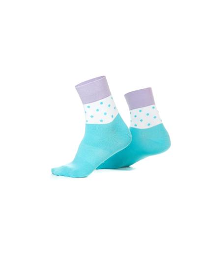 Шкарпетки Monton блакитний/білий/сірий Free Size