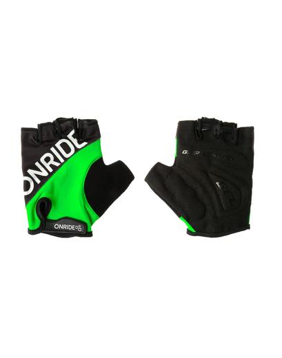 Рукавички ONRIDE Hold чорний/зелений XL