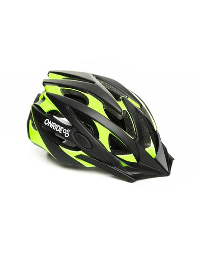 Шолом ONRIDE Cross матовий чорний/зелений L (58-61 см)