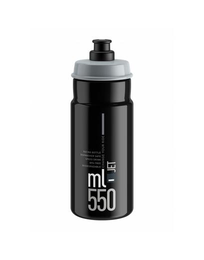 Фляга ELITE JET чорна з сірим лого 550мл