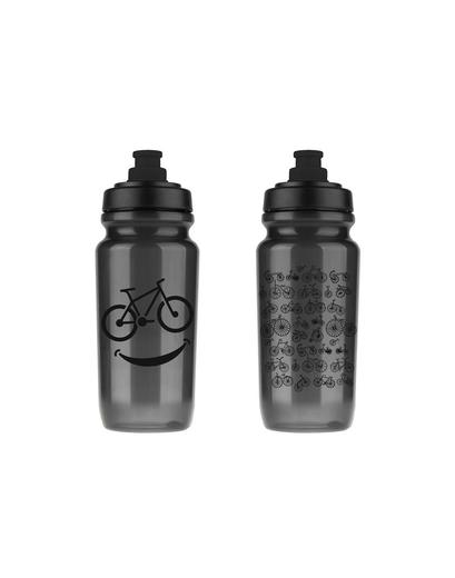 Фляга ONRIDE Grin 550 мл прозоро-чорна