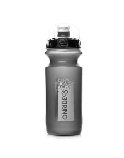 Фляга ONRIDE Sonora 600 мл прозорий чорний з ковпачком