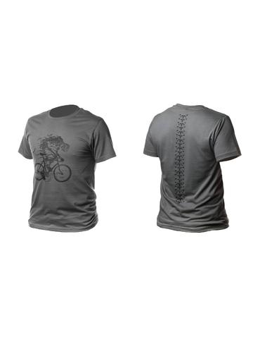 Футболка ONRIDE Skeleton сірий M