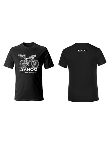 Футболка Sahoo "Їхати файно" чоловіча чорний S