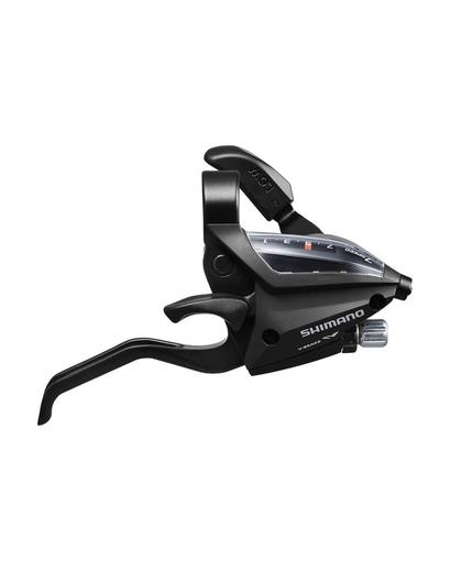 Гальмівна ручка/шифтер (моноблок) Shimano Altus ST-EF500 права 7 швидкостей + тросик чорний (OEM)
