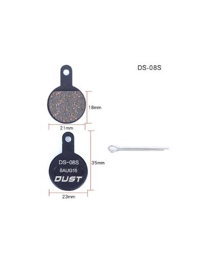 Гальмівні колодки напівметал disc DUST DS-08S TEKTRO IOX，Lyra, Novella