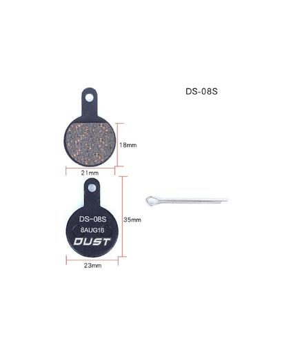 Гальмівні колодки напівметал disc DUST DS-08S TEKTRO IOX，Lyra, Novella
