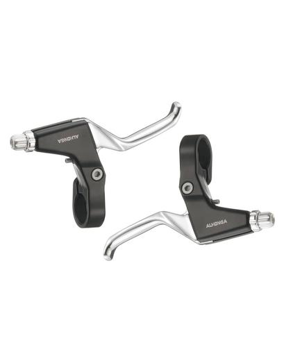 Гальмівні ручки Alhonga для V-brake алюмінієві чорний/сріблястий