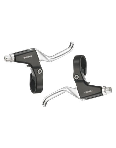 Гальмівні ручки Alhonga для V-brake алюмінієві чорний/сріблястий