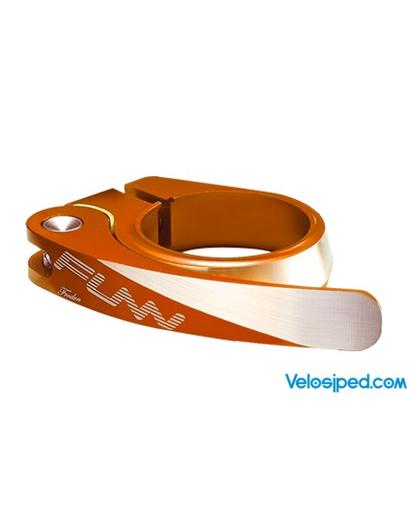 Хомут підсідельного штиря FUNN Frodon QR 34.9 мм помаранчевий