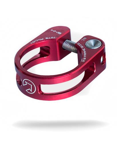 Хомут підсідельного штиря PRO Performance 28.6 мм болтовий червоний