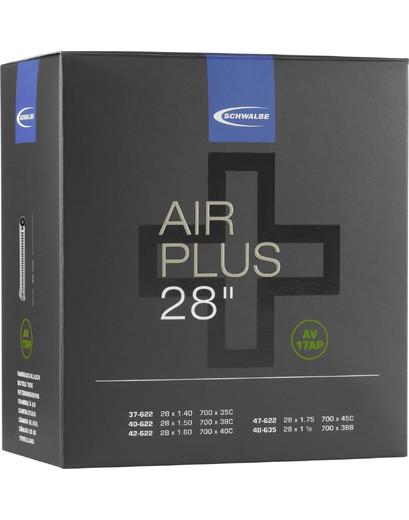 Камера Schwalbe Air Plus AV17AP 28"х1.40-1.75"  (37/47-622/635)
