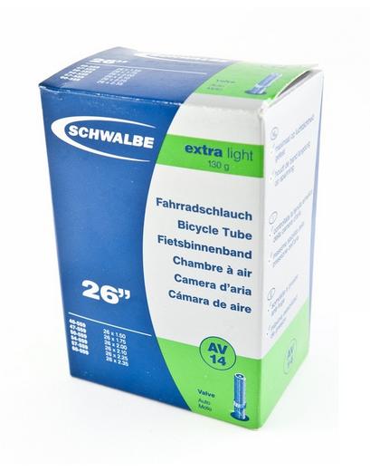 Камера Schwalbe AV14 Extra Light 26˝x1.50-2.35˝ (40/60-559) ніпель AV 40мм