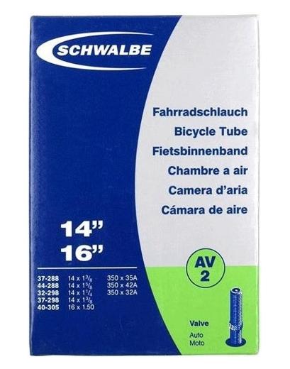 Камера Schwalbe AV2 14˝x1.75-2.10˝ (47/60-254) ніпель AV 40мм