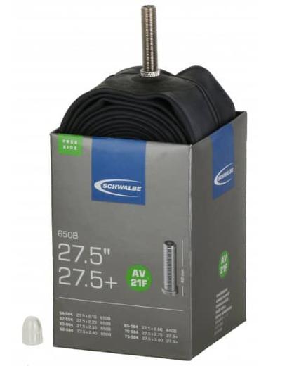 Камера Schwalbe AV21F Freeride 27.5˝x2.10-3.00˝ (54/74-584) ніпель AV 40мм