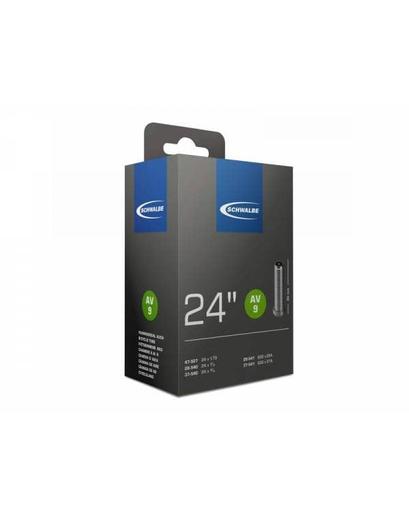 Камера Schwalbe AV9 24˝x1.20-1.90˝ (28/47-507/541) ніпель AV 40мм