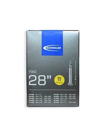 Камера Schwalbe SV17 27˝x1.25˝/28˝x1.75˝ (28/47-622/635) ніпель FV 50мм