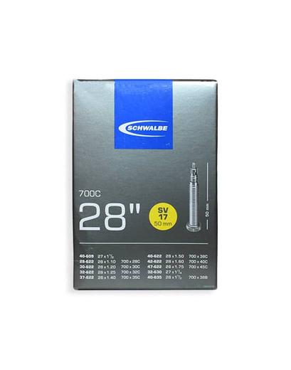 Камера Schwalbe SV17 27˝x1.25˝/28˝x1.75˝ (28/47-622/635) ніпель FV 50мм