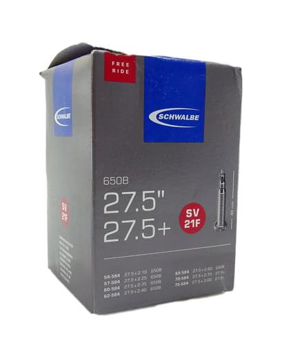 Камера Schwalbe SV21F Freeride 27.5x2.10-3.00˝ (54/75-584) FV 40мм